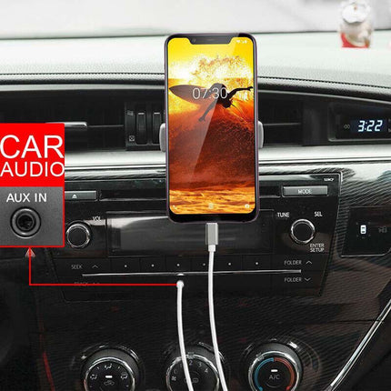 For Iphone To 3.5mm Aux Audio Adapter Cable Cord Jack Iphone 12 11 Pro 8 7 Plus - Aimall