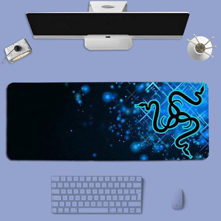 Gaming Keyboard and Mouse Pad Extended Desk Mat 800x300mm Non Slip Base