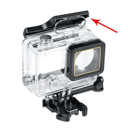 Lock Buckle Underwater Waterproof Housing Case for GoPro Hero 4/3+ Replacement - Aimall
