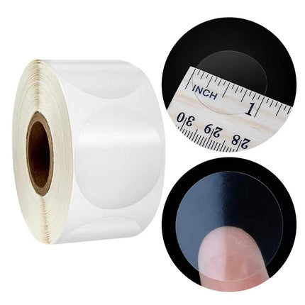2pcs Transparent Seal Stickers Self Adhesive Roll Envelope Gift Decoration Label