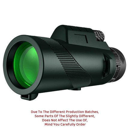 HD Monocular Telescope with Phone Holder and Tripod for Travel and Low Light Use