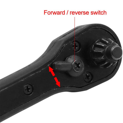 2pcs 2 in 1 Drill Chuck Ratchet Wrench Double Headed Spanner Key Tool Set