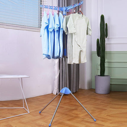 Triangle Coat And Hat Rack Indoor Drying Stand Simple Foldable Household Hanger