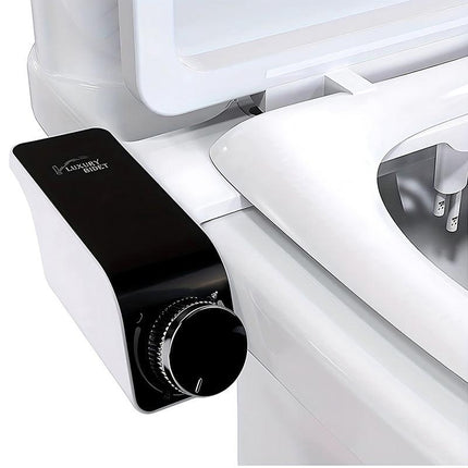 Bidet Toilet Seat Dual Nozzles Self-Cleaning Wash Hot Cold Mixer Water Sprayer