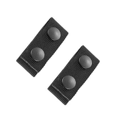 2PCS Outdoor Tactical Belt Loop Snap On Retainer Buckle Clip Holder Hiking Gear