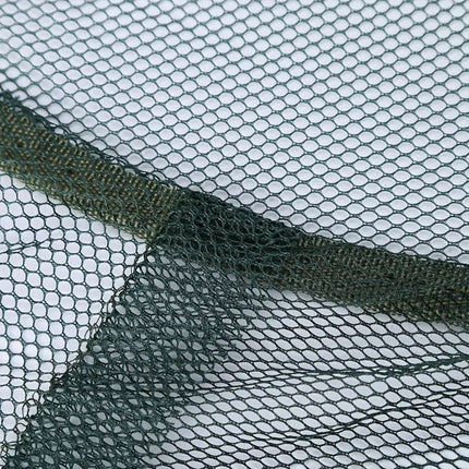 Open Folding Fishing Net Round Fishnet Portable Fish Pocket for Outdoor Angling