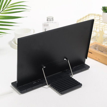 Portable Steel Book Stand Reading Desk Holder Tilt Adjustment Holder Bookstand - Aimall