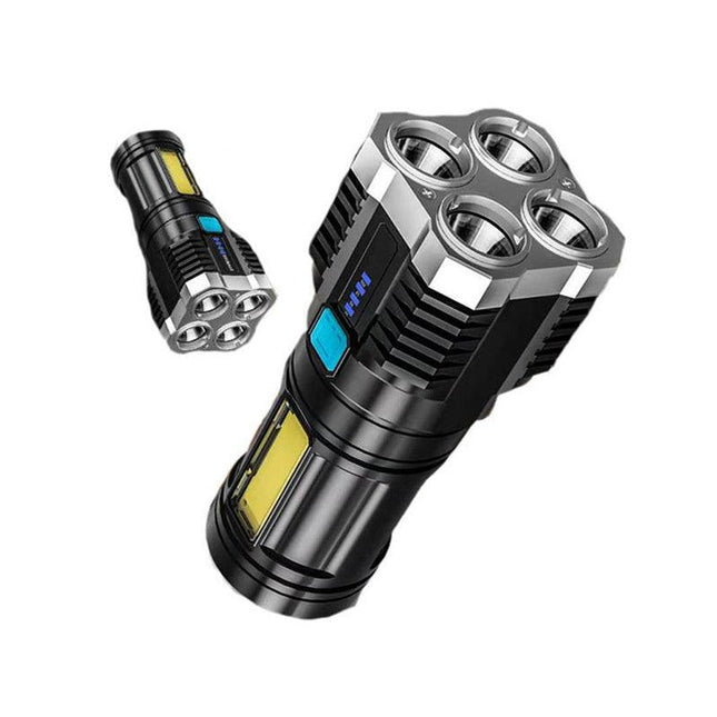 Super Bright 1000000LM Torch Led Flashlight USB Rechargeable Tactical Light HOT