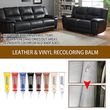 Advanced Leather Repair Gel Kit Filler Restore Car Seat Sofa Scratch Rips Holes - Aimall