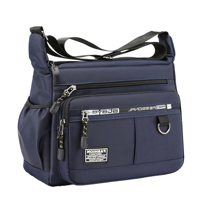 Men Shoulder Bag Large Capacity Crossbody Waterproof Business Casual Travel Bag