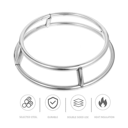 Thickened Stainless Steel Heat Resistant Pot Stand Kitchen Trivet Rack