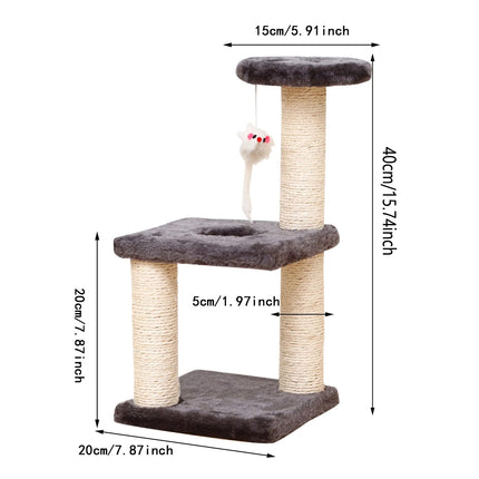 Cat Climbing Frame Small Cat Tree Scratching Post Jumping Tower for Indoor Use