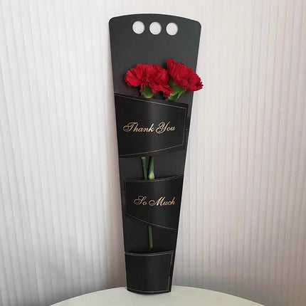 20pcs Valentines Day Flower Box Rose Packaging Handheld Kraft Paper Flower Bag