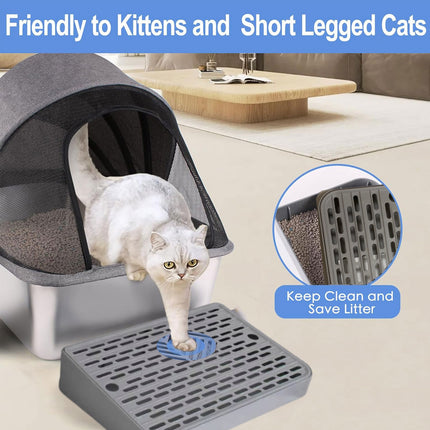 Cat Litter Box Covered Design Cloth Style Large Size Easy Clean Enclosed Toilet