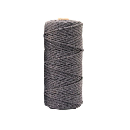 3mm Colored Cotton Rope DIY Hand Woven Macrame Cord Tapestry Binding Craft Rope