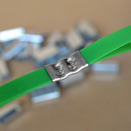 240PCS Packing Buckle Iron Strapping Clip 12mm 16mm Metal Banding Seal Fastener