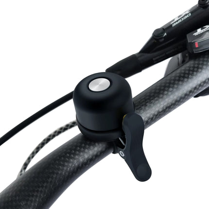 Black Bicycle Bell Crisp Sound Classic Bike Handlebar Ring Bell Accessory Use