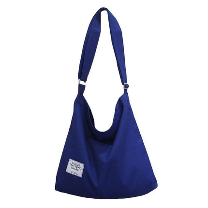 Womens Large Canvas Handbag Ladies Travel Messenger Shoulder Bag Hobo Tote Purse - Aimall
