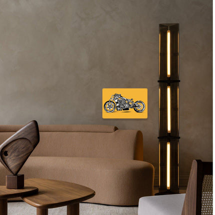 Vintage Tin Plate Art Stylish Iron Wall For Bar Living Room Easy-Install Durable