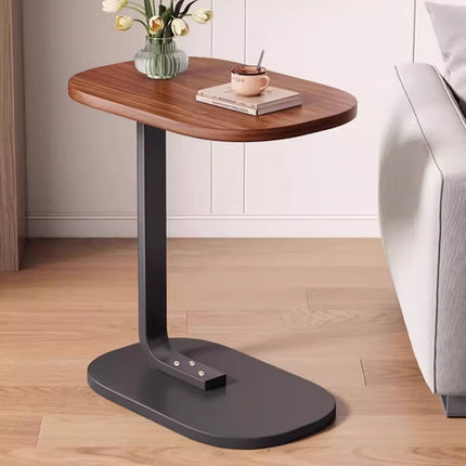 Small C Shaped Side Table Height Adjustable End Table for Sofa Bed Laptop Stand