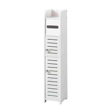 Multi Storage Cabinet Narrow Clip Shelf Space Saving Organizer for Home Office
