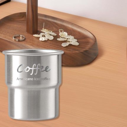 6PCS Stainless Coffee Steel Cups 300ml Portable Food-Grade for Home Office Cafe