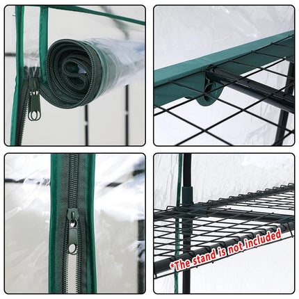 5 Tier Garden PVC Plant Insulation Warming Shed Conservatory Cover No Brackets
