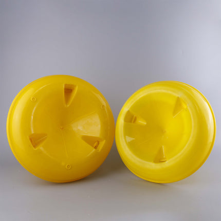 Chicken Feeder BucketPlastic Feeding Trough Bowl Farm Poultry Food Dispenser