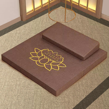 Meditation Cushion Zafu Prayer Mat For Zen Sitting Comfortable Non Slip Foldable