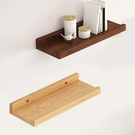 Wall Mounted Floating Storage Shelves Wood Rack Display Shelf Home Organization