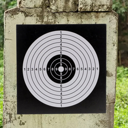200PCS 14x14cm Bulk Paper Target Reactive Paper Targets for Shooting Practice