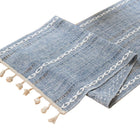 Solid Colour Woven Hollow Fringe Table Runner Home Dining Tablecloth Decoration