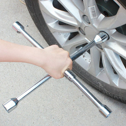 Foldable Tire Wrench Set Carbon Steel For Car SUV Truck Auto Repair Tool Kit