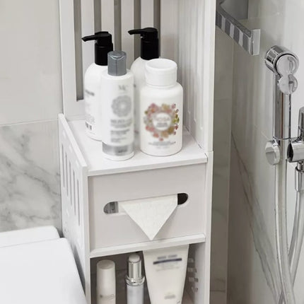 Bathroom Corner Storage Rack Durable Floor-Standing Storage Rack Space Saving