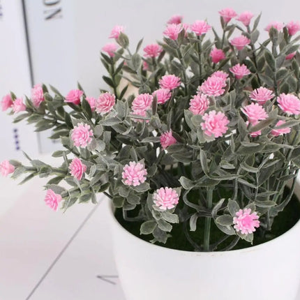 30 PCS Artificial Breath Flowers Pink Realistic Looking Low Maintenance