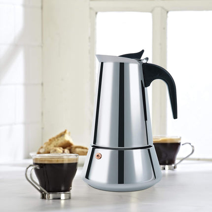 300ml Stainless Steel Moka Pot Coffee Maker Espresso Maker Durable HeatResistant