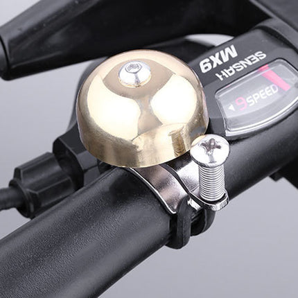 Bicycle Bell in Copper Retro Clear Sound for 20–30 mm Handlebars