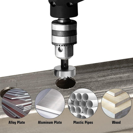 13pcs Hole Saw Set Metal Drill Bits 16-53mm Tungsten Steel Iron Plate Copper Cutter