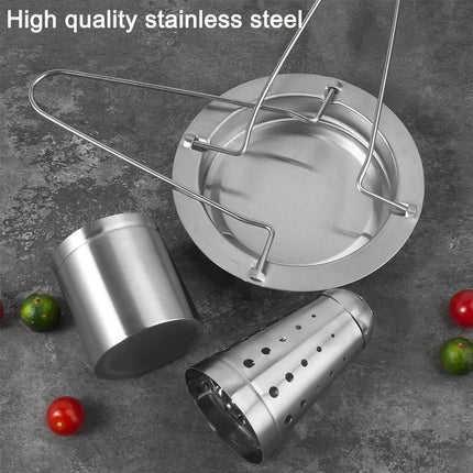 Stainless Steel Chicken Grill Outdoor BBQ Roaster Rack Portable Multi Functional