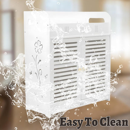 Bathroom Multi Layer Wall Mounted No Drill Skin Care Storage Rack Durable