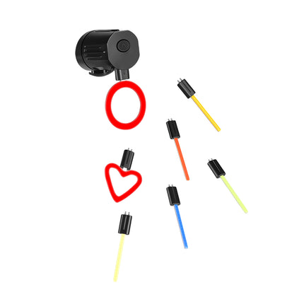 8pcs Bicycle Taillights Cycling Safety Indicator Lights LED Waterproof for Night