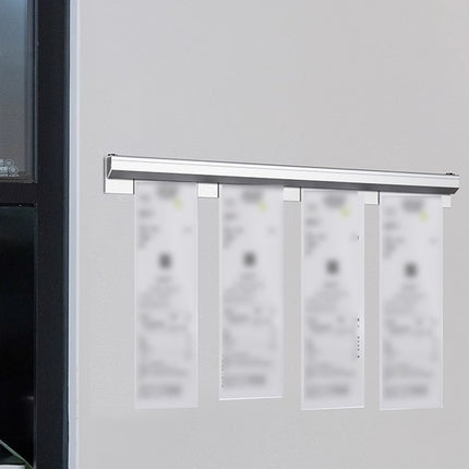 50cm Kitchen Ticket Holder Aluminium Alloy Receipt Menu Clip Self Adhesive