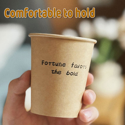 300PCS Disposable Food-Grade Paper Cups 250ml LeakProof for Party Water Hot Cold