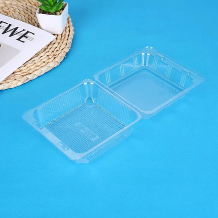 100PCS Transparent Pastry Box Hamburger Cake Box Bakery Packaging Container