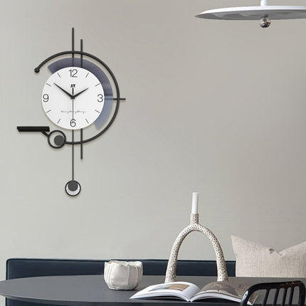 Creative Modern Minimalist Wall Clock Silent for Living Room Bedroom Home Decor