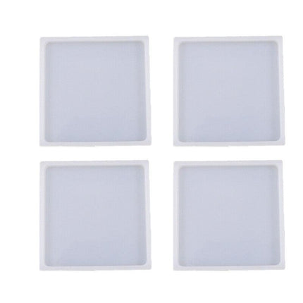 Coaster Resin Casting Mould Epoxy Mold Silicone Craft DIY Jewelry Agate Making - Aimall
