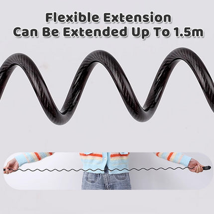 Helmet Lock Chain 4 Digit Password Motorcycle Anti-theft Cable Lock Portable