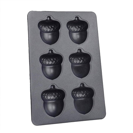 6-Link Acorn Baking Pan Non-Stick Cake Mould Oven Baking Tools for Pastry Making
