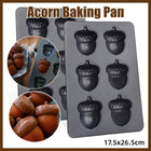 6-Link Acorn Baking Pan Non-Stick Cake Mould Oven Baking Tools for Pastry Making