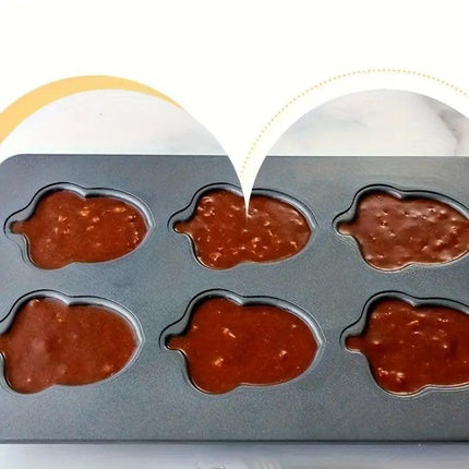 6-Link Acorn Baking Pan Non-Stick Cake Mould Oven Baking Tools for Pastry Making